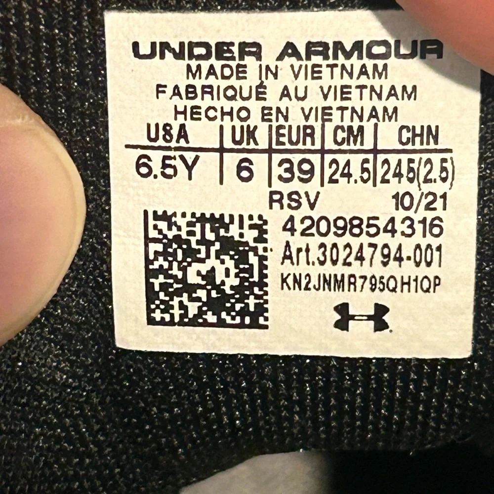 Under Armour Jet '21 Basketball Shoes 3024794-001 Size 6.5 Y Or Women’s Size 8. - Picture 7 of 9